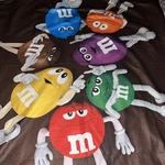 M&ms Fleece Lightweight Throw Blanket Mars Chocolate Candy Characters 60"X50". Fixed Price $12.99.