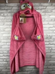 Lazy One Owl Animal Blanket Hoodie Kids Wearable Hot Pink Nwt. Fixed Price $31.49.