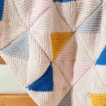 Premier Mod Triangles Blanket Knit Kit. Fixed Price $29.97.