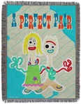 Northwest Disney Toy Story Woven Taperstry Throw Blanket 48X60. Fixed Price $21.99.