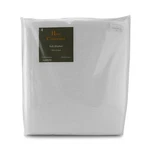 Sferra White Twin Plush Blanket Solid Brushed Combed Cotton Home Collection New. Fixed Price $115.00.