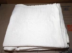 Vintage Ralph Lauren Ivory Herringbone Queen Size Blanket 90"X90" Cotton Usa. Fixed Price $59.99.