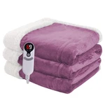 Minervada Heated Blanket Full 72X84 Soft Flannel Electric W/ Auto-off Purple. Fixed Price $82.79.