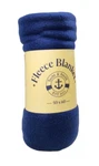 Yacht & Smith Fleece Blanket 50IN.X60IN. Dark Blue Ultra Soft. Fixed Price $11.00.