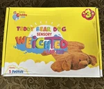 Little Chubby One Teddy Bear Dog Sensory Weighted Lap Pad New. Fixed Price $34.99.