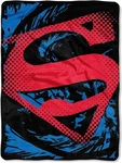 Dc - Superman Micro Raschel Throw Blanket, 46" X 60", Rip Shield. Fixed Price $35.12.