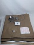 Sunbeam Velvet Heated Throw Blanket, 74" 82", Soft, Auto Off Brown Xxl - Works. Fixed Price $74.99.