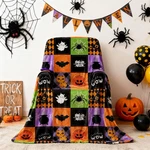 Halloween Throw Blanket Reversible, Cute 50"X70" For Couch, Be. Fixed Price $19.81.