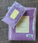 Highgate Manor Kensington King Purple Cotton Light Lace Blanket & Pillowcase Set. Fixed Price $45.00.