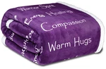 Wolf Creek Blanket Compassion Brand Strength Courage Super Soft Warm.... Fixed Price $43.38.