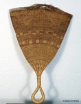 Kuba Woven Fibre Fan Dr Congo Africa Tribal Vintage Basket Weave Art. Fixed Price $221.68.