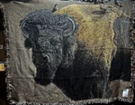 Simply Home American Buffalo Bison Afghan Throw Blanket 50" X 60" New. Fixed Price $49.99.
