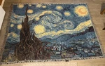 Vincent Van Gogh Starry Night Xl Cotton Blanket - Art Tapestry Throw 82X62. Fixed Price $90.00.
