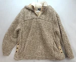Coffee Shop New York Xl Womens Sherpa Pullover Sweater Removable Hood Pockets. Fixed Price $32.86.