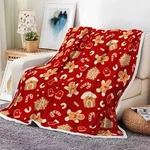 Christmas Gingerbread Man Snow Flake Throw Blanket Holiday Decoration 40 X 50. Fixed Price $6.99.