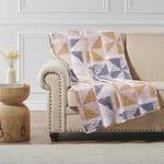 Greenland Home Pinwheel & Posey Quilted Throw Blanket, 50 X 60 In, Peach. Fixed Price $35.92.