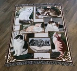 Kitty Collections Tapestry Throw Blanket 47X60 Cat Kittens Cottage Core. Fixed Price $50.99.