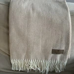 Lands Downunder Italian Herringbone Throw, Ah-linen. Fixed Price $79.90.