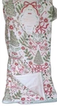 Envogue Reversible Dreamy Gauze To Cozy Plush Blanket 50X70, Christmas Tree Bows. Fixed Price $65.00.