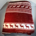Woolrich Super Soft Fleece Blanket Christmas Reindeer Throw Red White 50 X 80. Fixed Price $32.95.