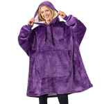Blanket Sweatshirt Sherpa Plush Soft Comfy Fleece Oversized Hoodie Pocket Gift. Fixed Price $29.99.