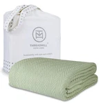 Threadmill Luxury Cotton Blankets Queen Size All-season 100% Blanket.... Fixed Price $94.09.