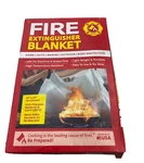 40 In. X Emergency Fiberglass Fire Blanket Home Office Kitchen Safety. Fixed Price $14.99.