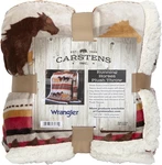 Inc. Wrangler Running Horse Country Sherpa Fleece Throw Blanket, Brown, One Si. Fixed Price $55.44.
