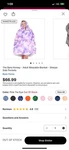 Nwt Bare Homey Sherpa Fleece Wearable Purple Tie Dye Blanket Hoodie For Adults. Fixed Price $50.00.