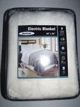 Sunvivi Electric Heated Blanket, 84'' X 90'' Queen Dual Controllers. Fixed Price $89.99.