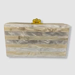 $1195 Edie Parker Women's Beige Jean Rainbow Confetti Striped Clutch Bag. Fixed Price $287.08.