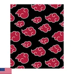 Naruto Shippuden Akatsuki Throw Blanket - High Quality, Licensed Anime. Fixed Price $56.26.