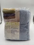 Martha Stewart Everyday 100% Cotton Diamond-weave Blanket Twin Size Blue Bell. Fixed Price $40.00.