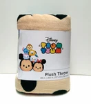 Disney Tsum Mickey Mouse Minnie & Friends Plush Throw Blanket 46" X 60" New. Fixed Price $14.99.