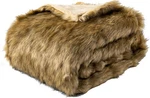 Battilo Home Luxury Golden Faux Fur Throw Blanket Fluffy Thick Plush Velvet Back. Fixed Price $62.99.