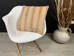 Handcrafted Rabbit Fur Patchwork Pillow Cover - Luxurious Home Accent Decor Hit. Fixed Price $59.95.