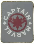 New Captain Marvel Plush Throw Blanket, Gray - Jay Franco & Sons 46 X 60 Soft. Fixed Price $19.95.
