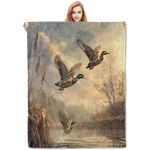 Vanzev Mallard Ducks Fleece Blanket Gifts For Nature Lovers, Realistic Wildli.... Fixed Price $40.27.