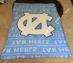 North Carolina Unc Tar Heels 50"X60" Fleece Throw Blanket By Logo Free Shipping!. Fixed Price $16.99.
