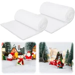 Qzyl 2 Pcs Snow Blankets, 3 8 Ft Thick Xmas Artificial Fake For. Fixed Price $37.22.