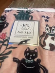 Pickle & Dot Cats Oversized Plush Throw Blanket 60 X 70. Fixed Price $35.00.