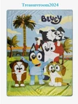 Bluey And Friends 46" X 60" Soft Lightweight Throw Blanket By Northwest New!. Fixed Price $9.87.
