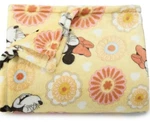 Minnie Mouse Floral Flowers Yellow Oversized 5X6' Throw Blanket The Big One New. Fixed Price $21.95.