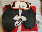 Disney Mickey Mouse 3PC Travel Set Neck Pillow Throw Blanket 40 X 50 Eye Mask. Fixed Price $39.99.