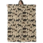 Wildlife Forest Blanket Gifts Boys Girls Kids, Rustic Woodland Moose, Bea.... Fixed Price $43.27.
