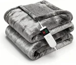 Electric Heated Blanket Throw 50''X60''SIZE Faux Fur Heating 08. Fixed Price $28.99.