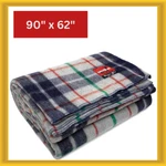 Swiss Link Military Surplus 90 X 62" Indoor Outdoor Stain Wool Blanket Gray Blue. Fixed Price $54.99.