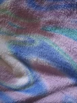 The Big One Faux Fur Polyester Throw Blanket 5X6 Ft Multicolor Abstract Bedroom. Fixed Price $16.00.