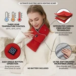 Heated Neck Scarf Electric Winter Warmer Adjustable Temperature Soft Wrap. Fixed Price $25.00.