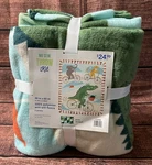 Anti-pill Fleece No Sew Throw Kit Animals On Bikes 1778-6096 48 In X New. Fixed Price $24.00.